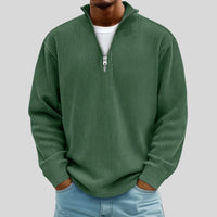 Bennett Ribbed Quarter-Zip Pullover