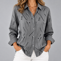 Carolyn Printed Button-Up Shirt