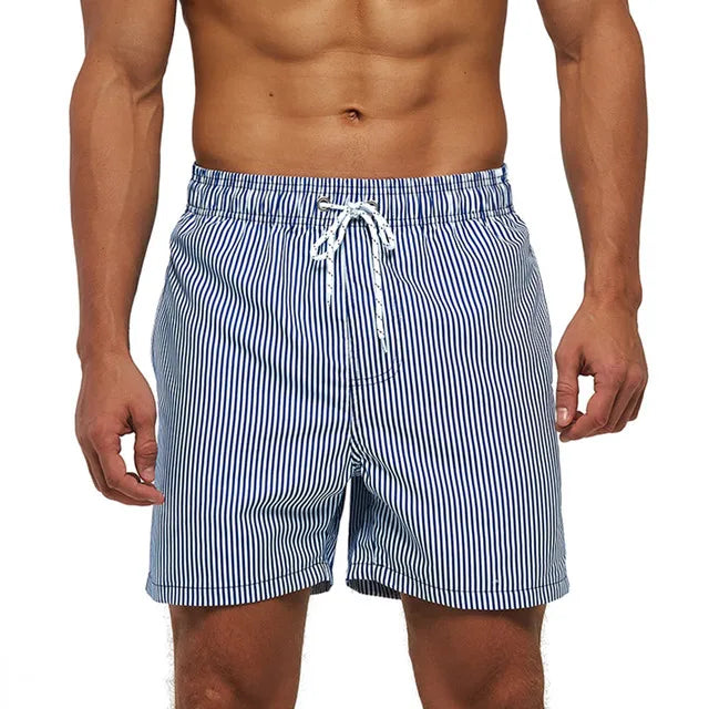 Coastal Stripe Swim Shorts