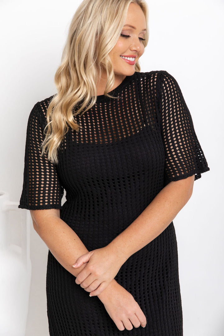 Judith Textured Maxi Dress