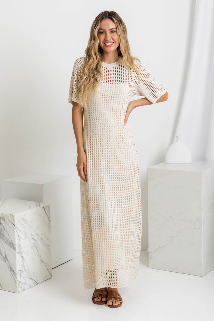 Judith Textured Maxi Dress
