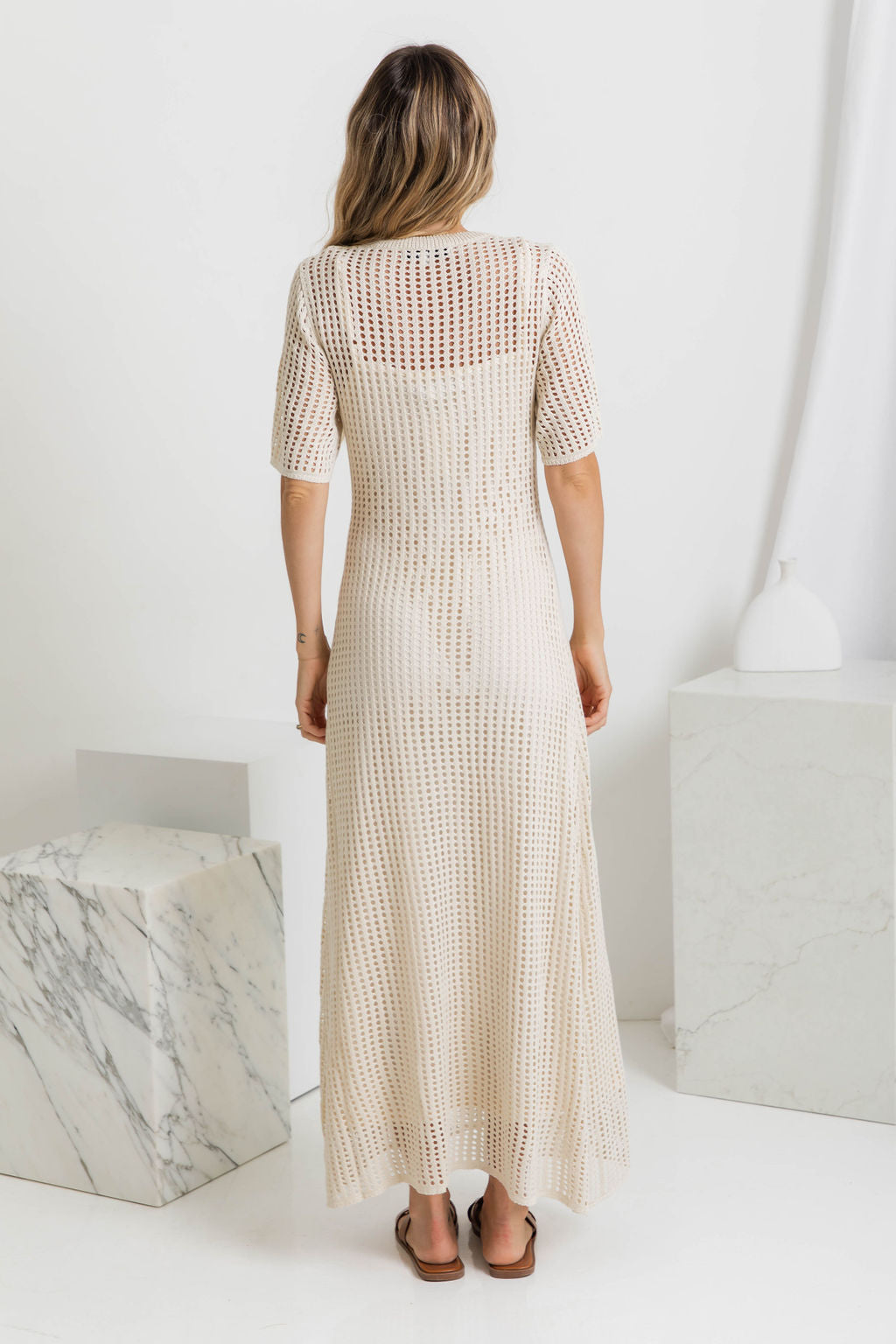 Judith Textured Maxi Dress