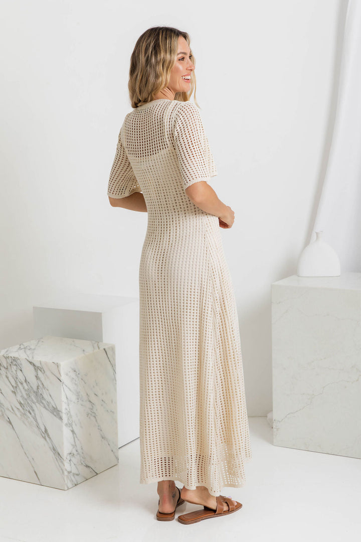 Judith Textured Maxi Dress
