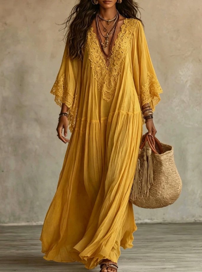 Isabella Flowing Maxi Dress