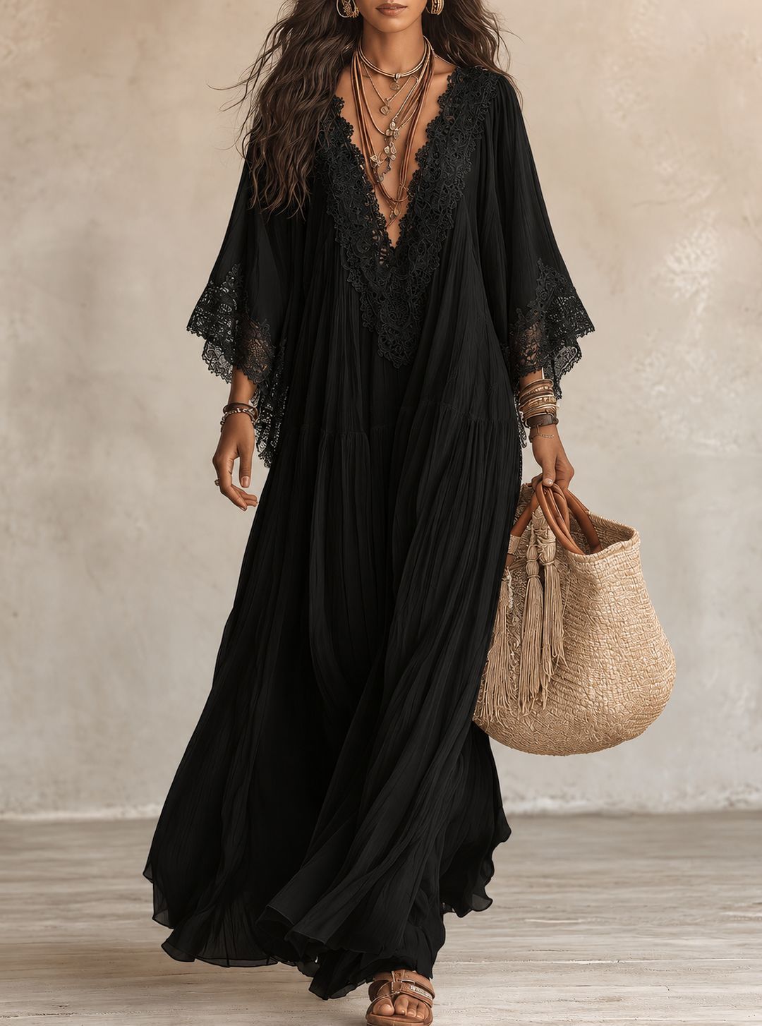 Isabella Flowing Maxi Dress