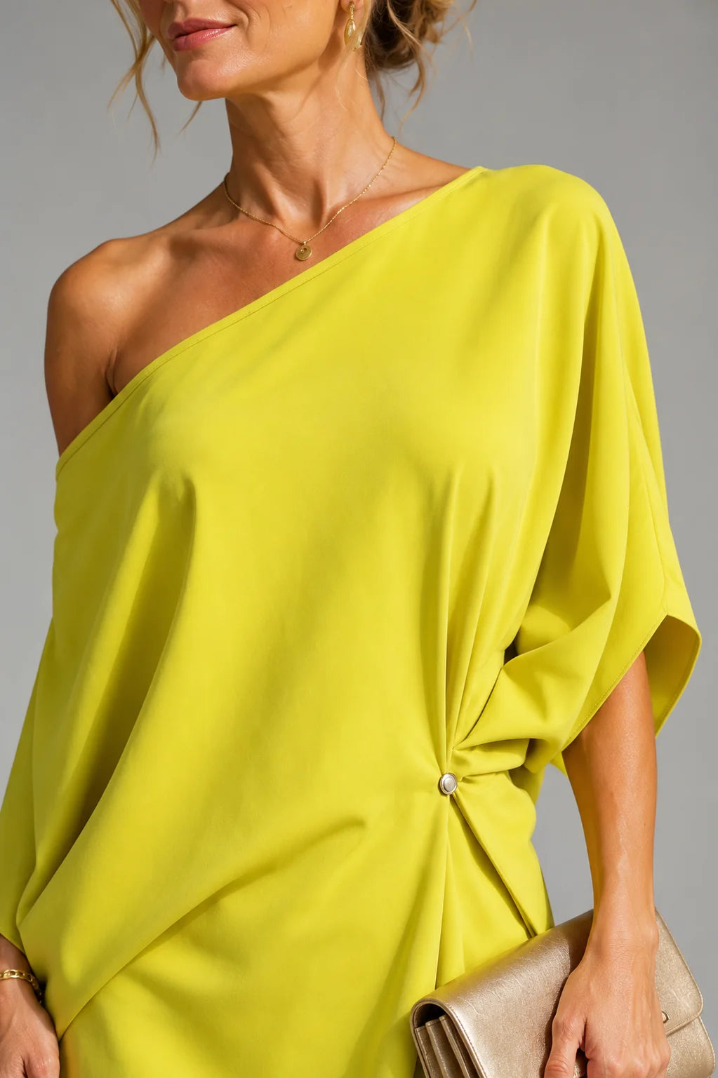 Lauren Draped Midi Dress