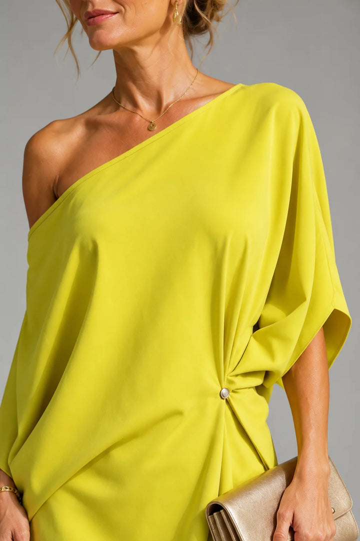 Lauren Draped Midi Dress