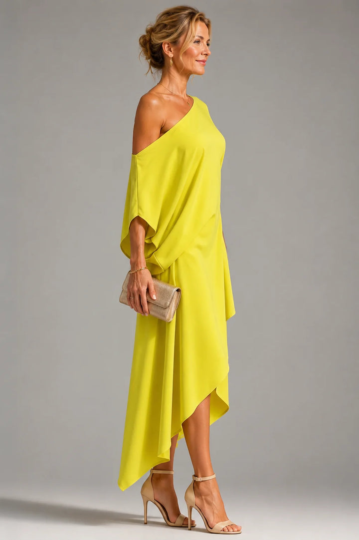 Lauren Draped Midi Dress