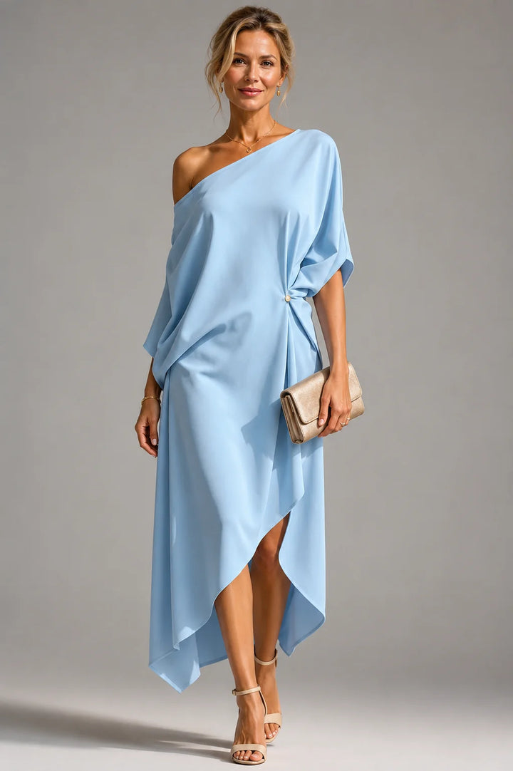 Lauren Draped Midi Dress
