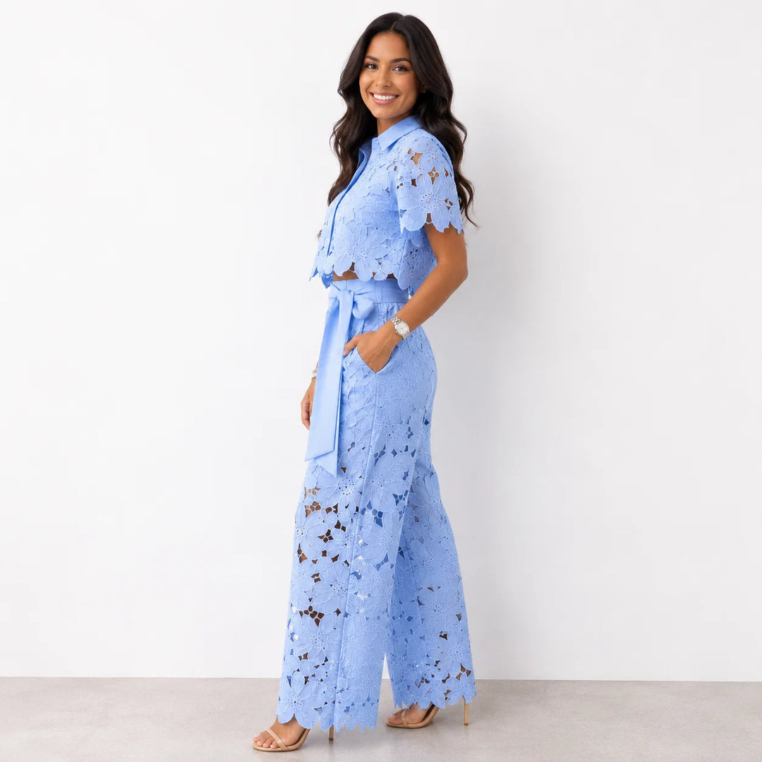 Madeline Lace Two-Piece Set