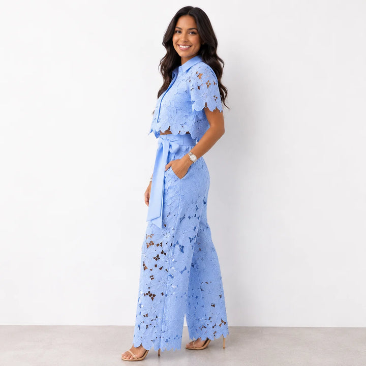 Madeline Lace Two-Piece Set
