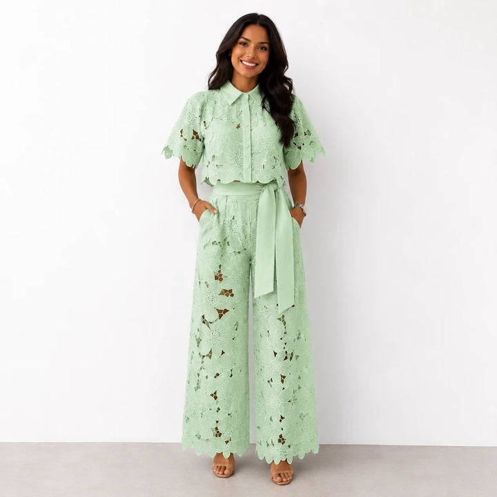 Madeline Lace Two-Piece Set