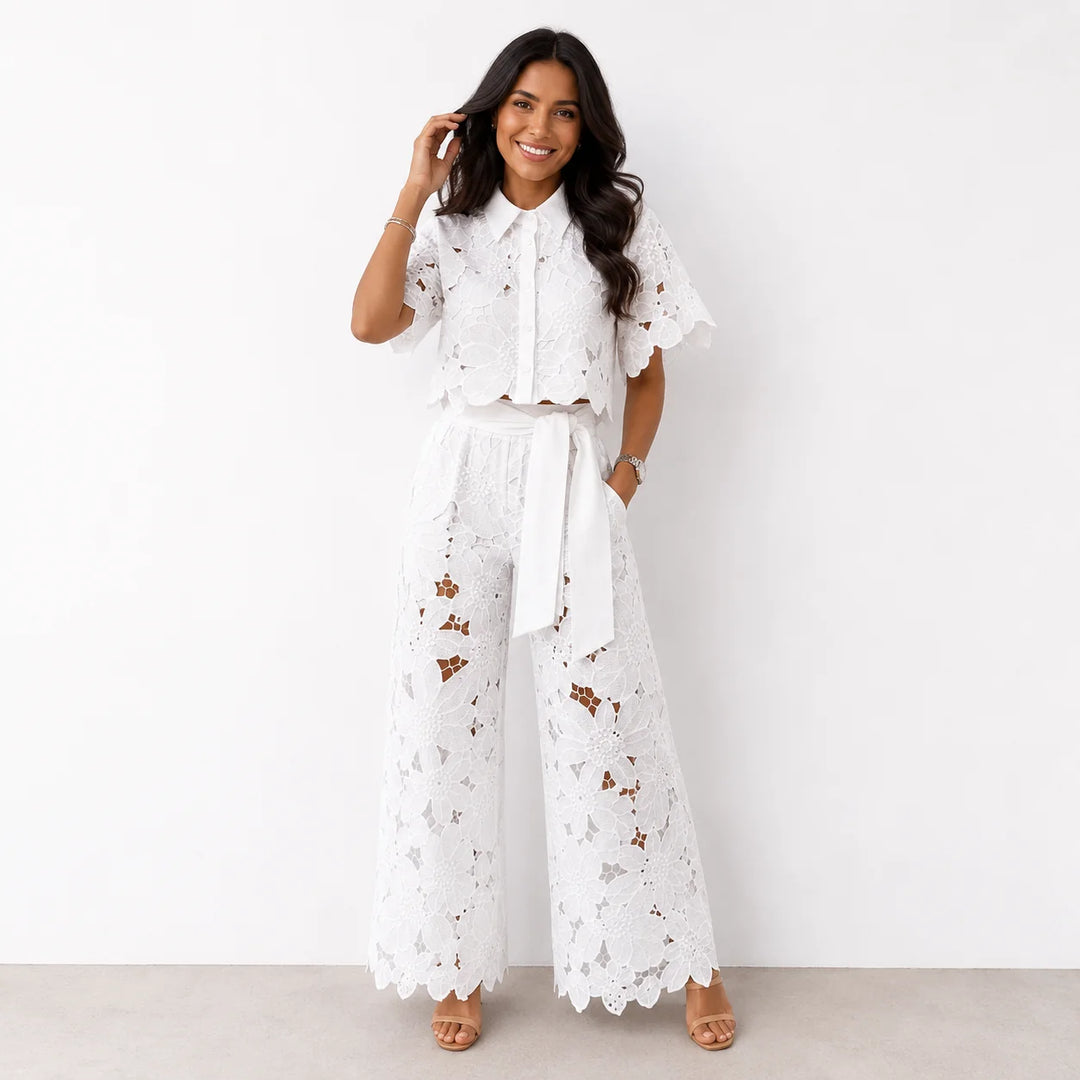 Madeline Lace Two-Piece Set