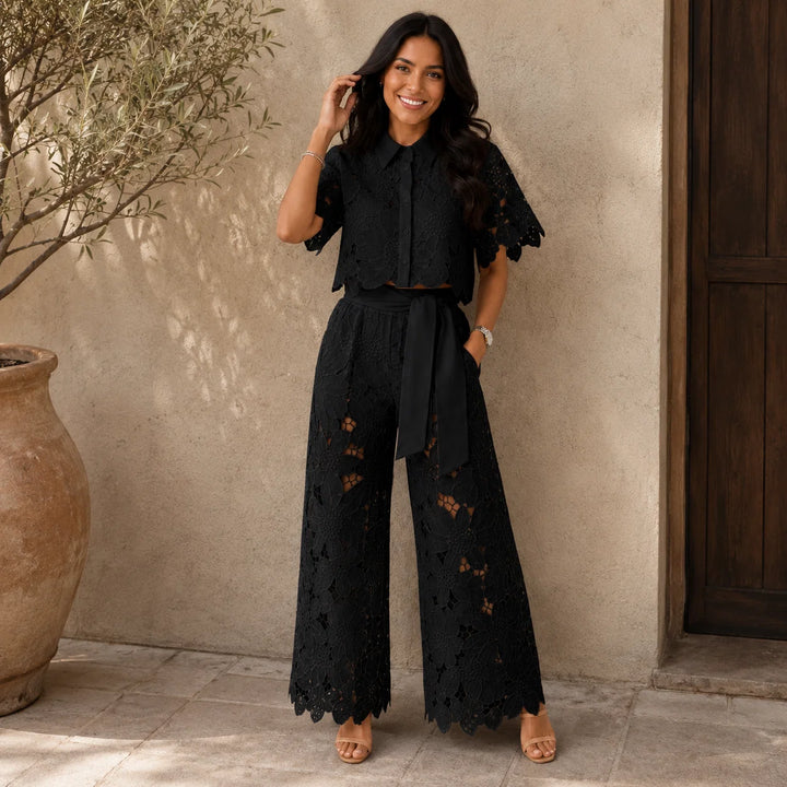 Madeline Lace Two-Piece Set