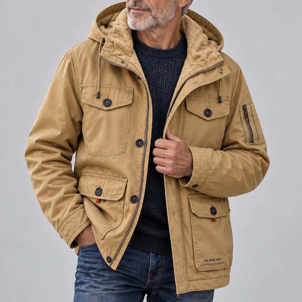 Malcolm Hooded Utility Jacket