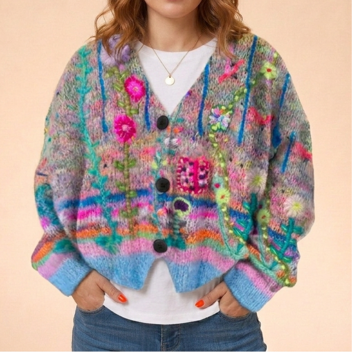 Sylvia Floral Cardigan