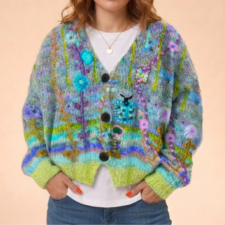 Sylvia Floral Cardigan