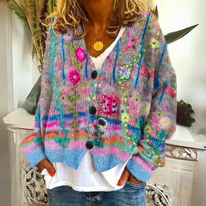 Sylvia Floral Cardigan