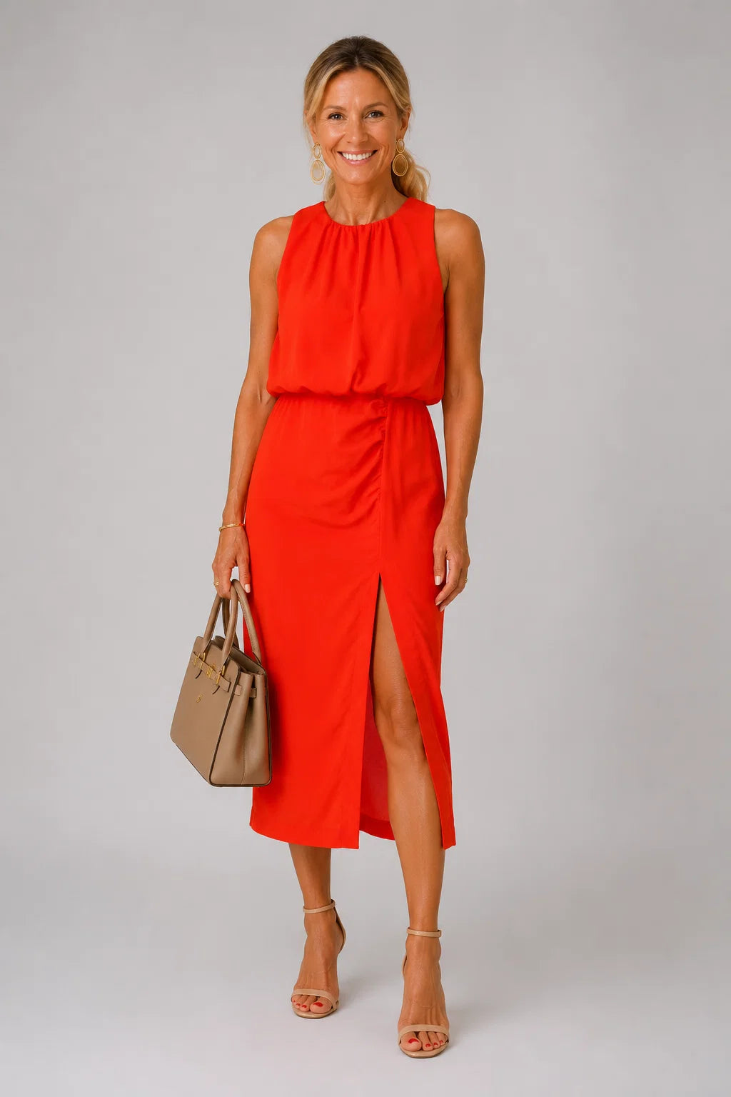 Natalie Sleeveless Midi Dress