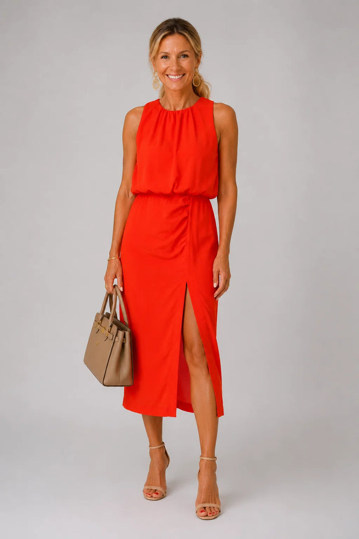 Natalie Sleeveless Midi Dress
