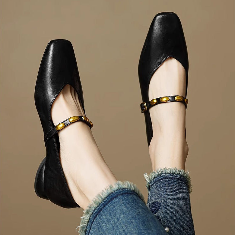 Adelaide Studded Mary Jane Pumps