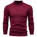 Burgundy mid-neck