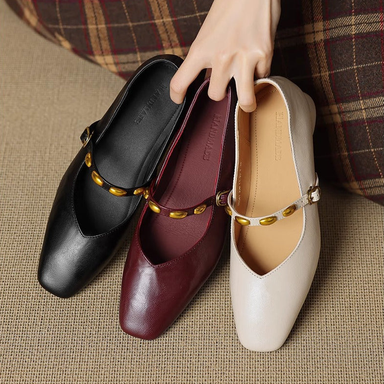 Adelaide Studded Mary Jane Pumps