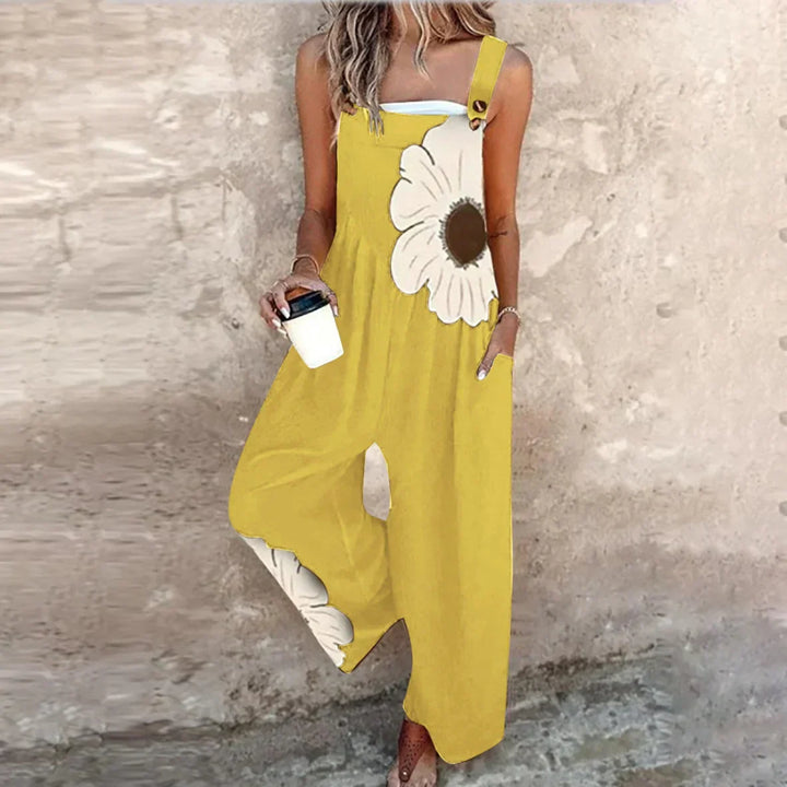 Camilla Floral Contrast Jumpsuit