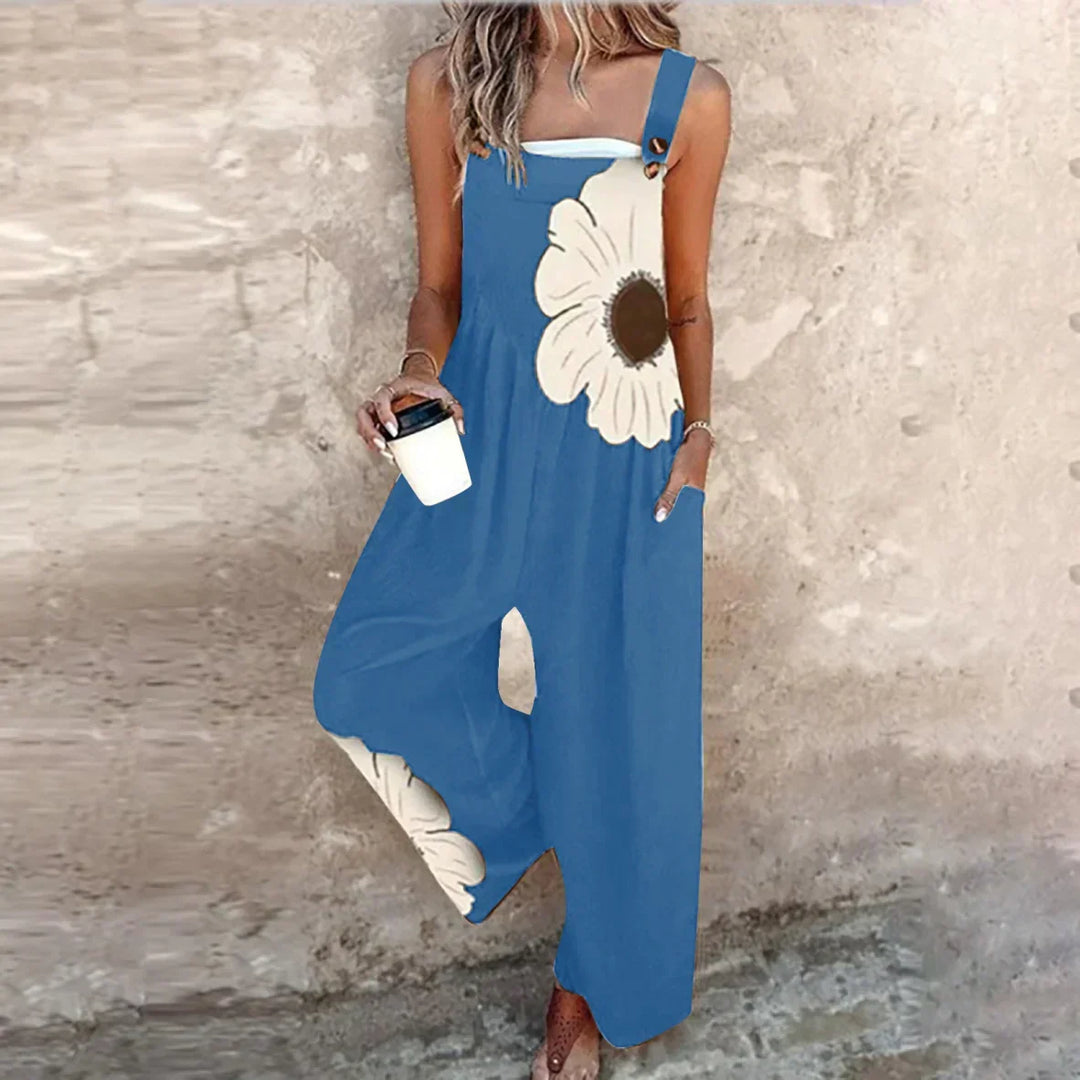Camilla Floral Contrast Jumpsuit