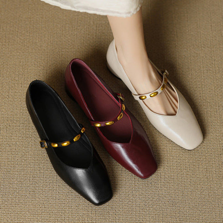 Adelaide Studded Mary Jane Pumps
