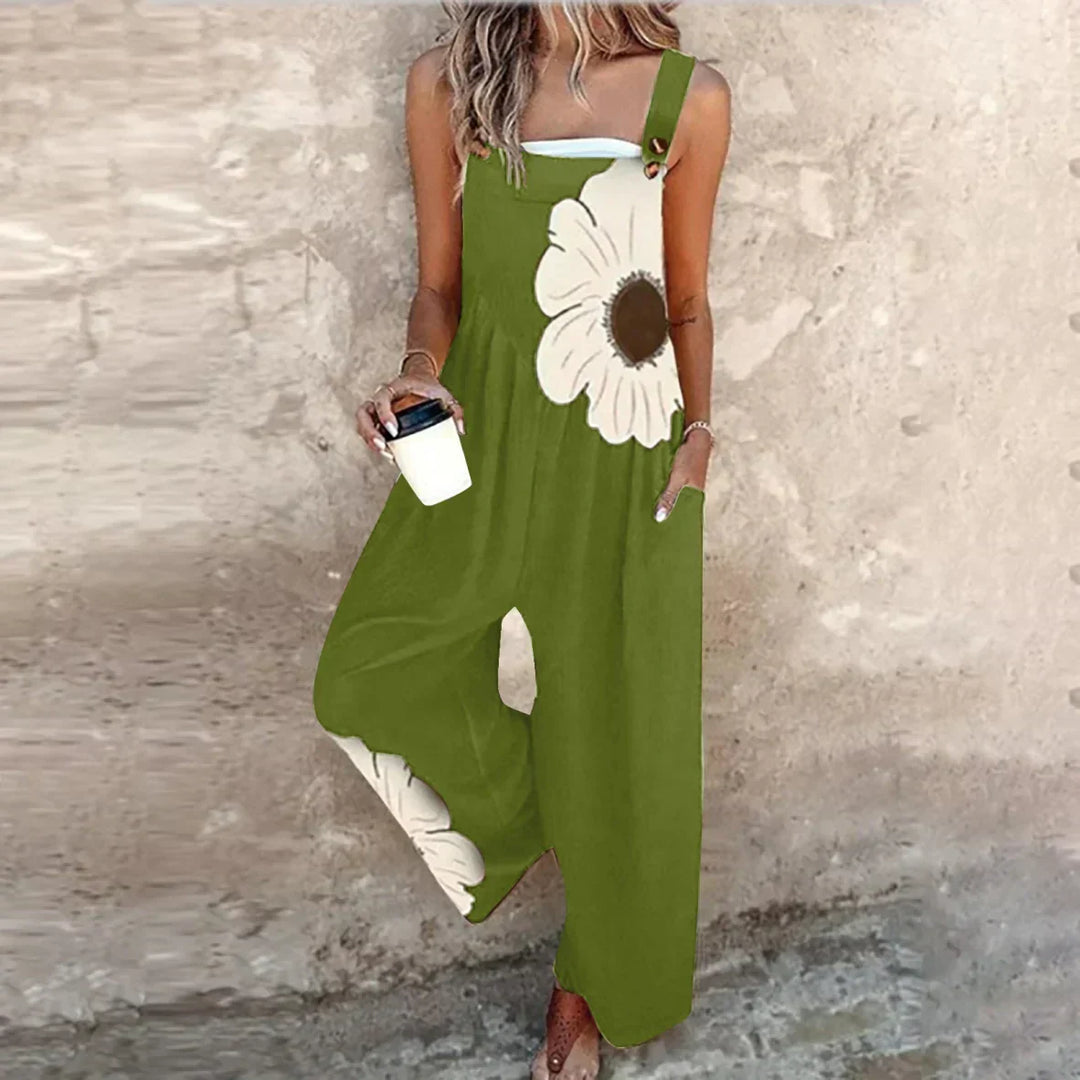 Camilla Floral Contrast Jumpsuit