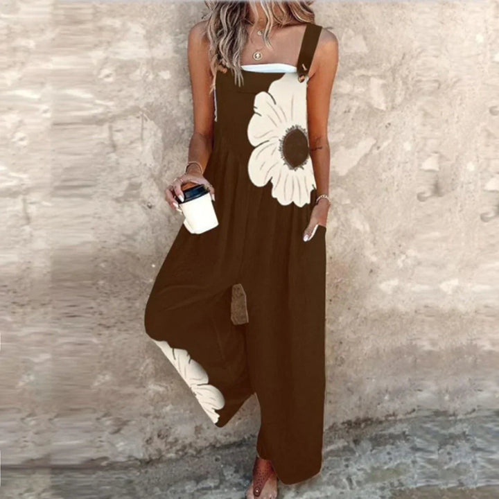 Camilla Floral Contrast Jumpsuit