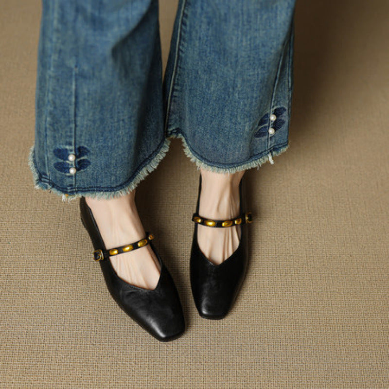 Adelaide Studded Mary Jane Pumps