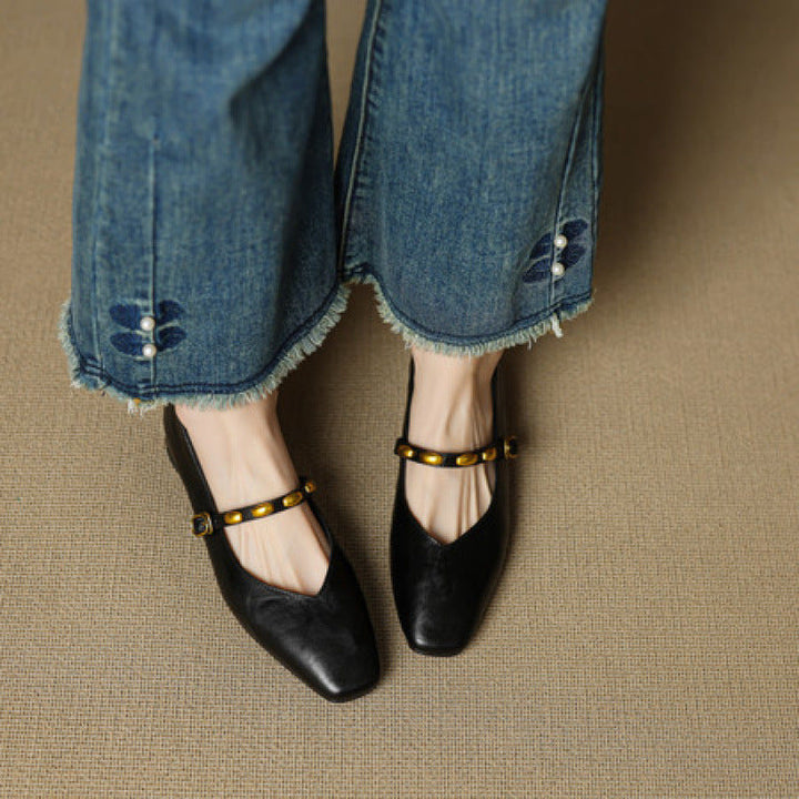 Adelaide Studded Mary Jane Pumps