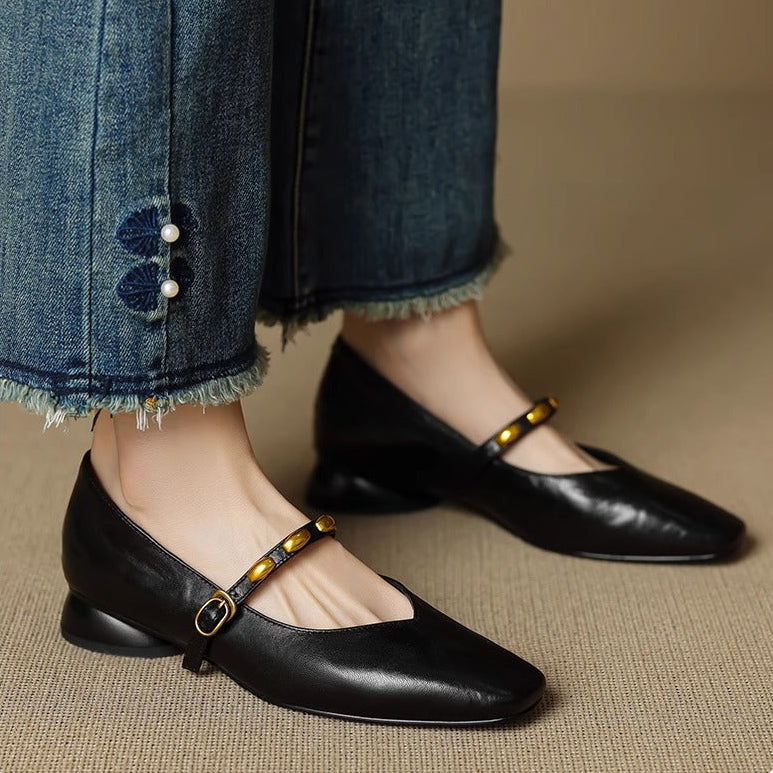 Adelaide Studded Mary Jane Pumps