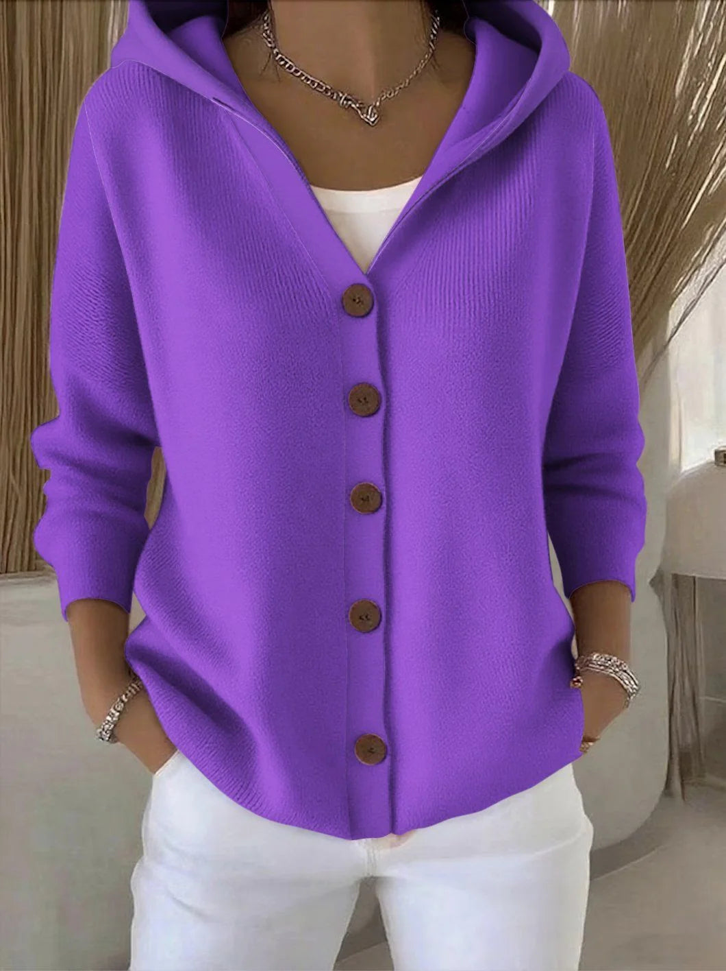 Brielle Hooded Cardigan