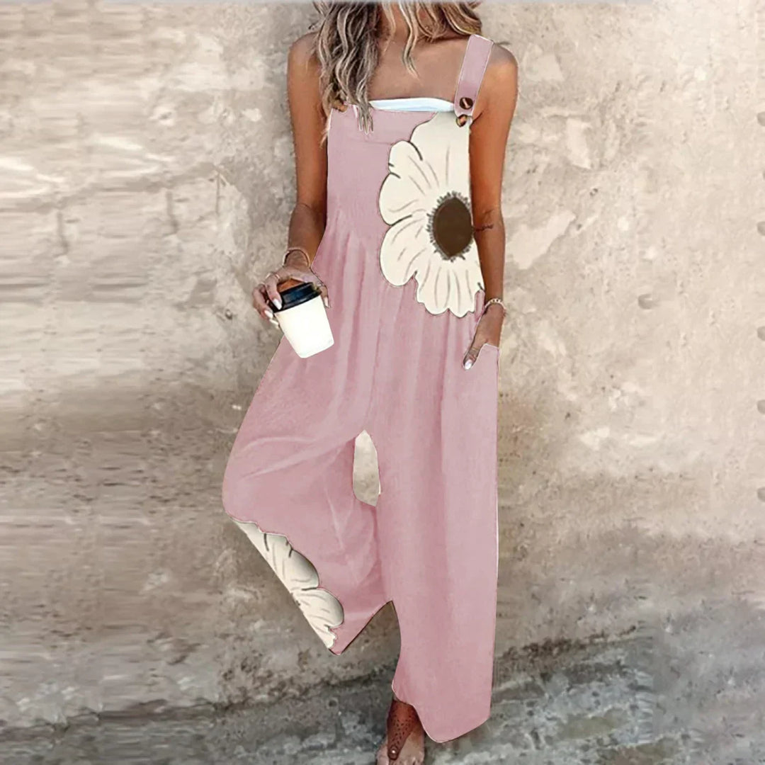 Camilla Floral Contrast Jumpsuit