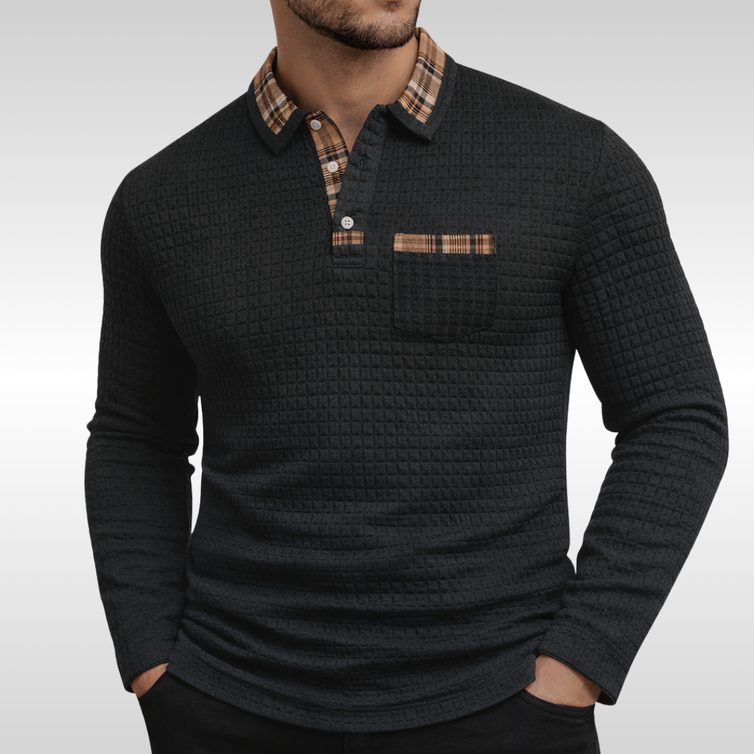 Leland Textured Polo Shirt