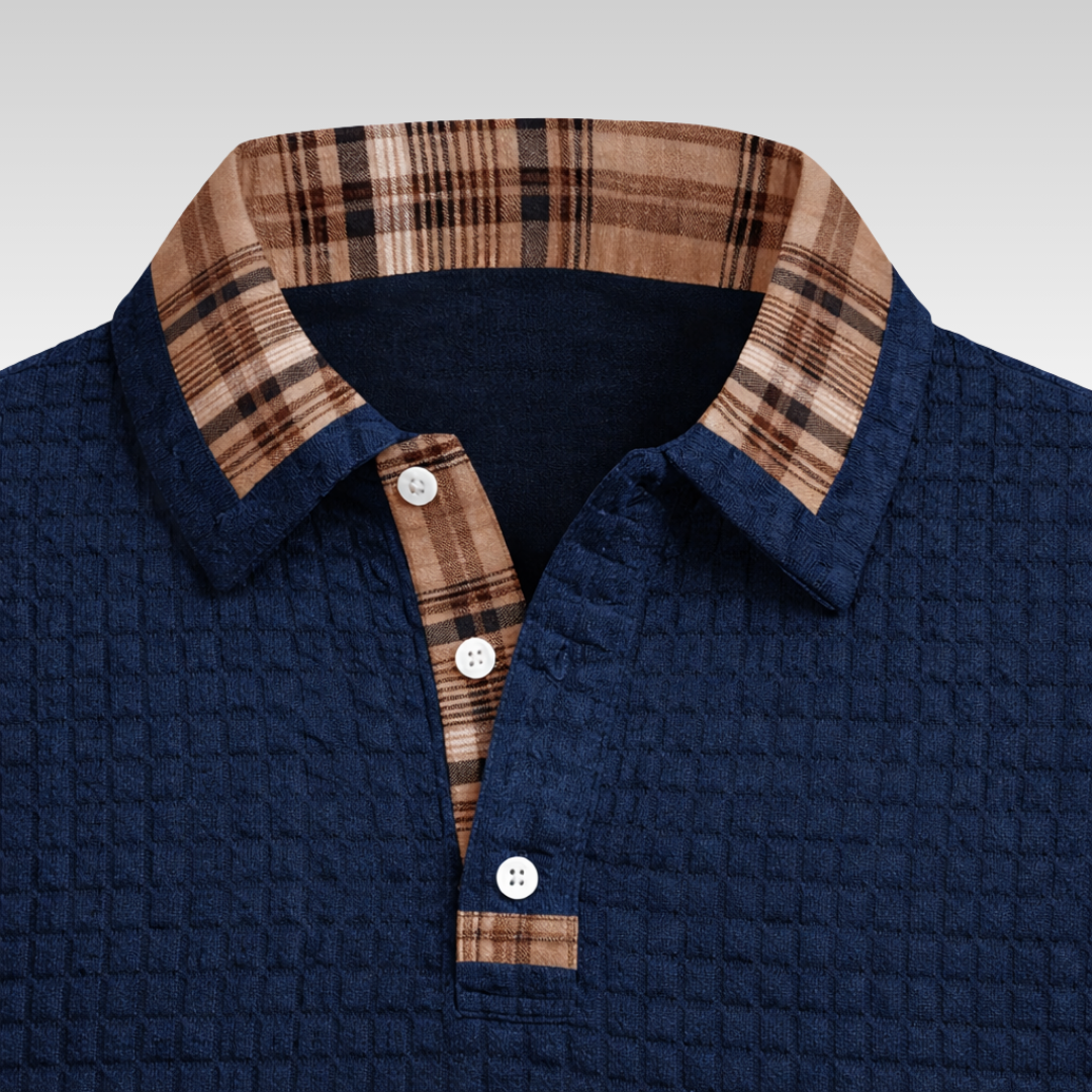 Leland Textured Polo Shirt