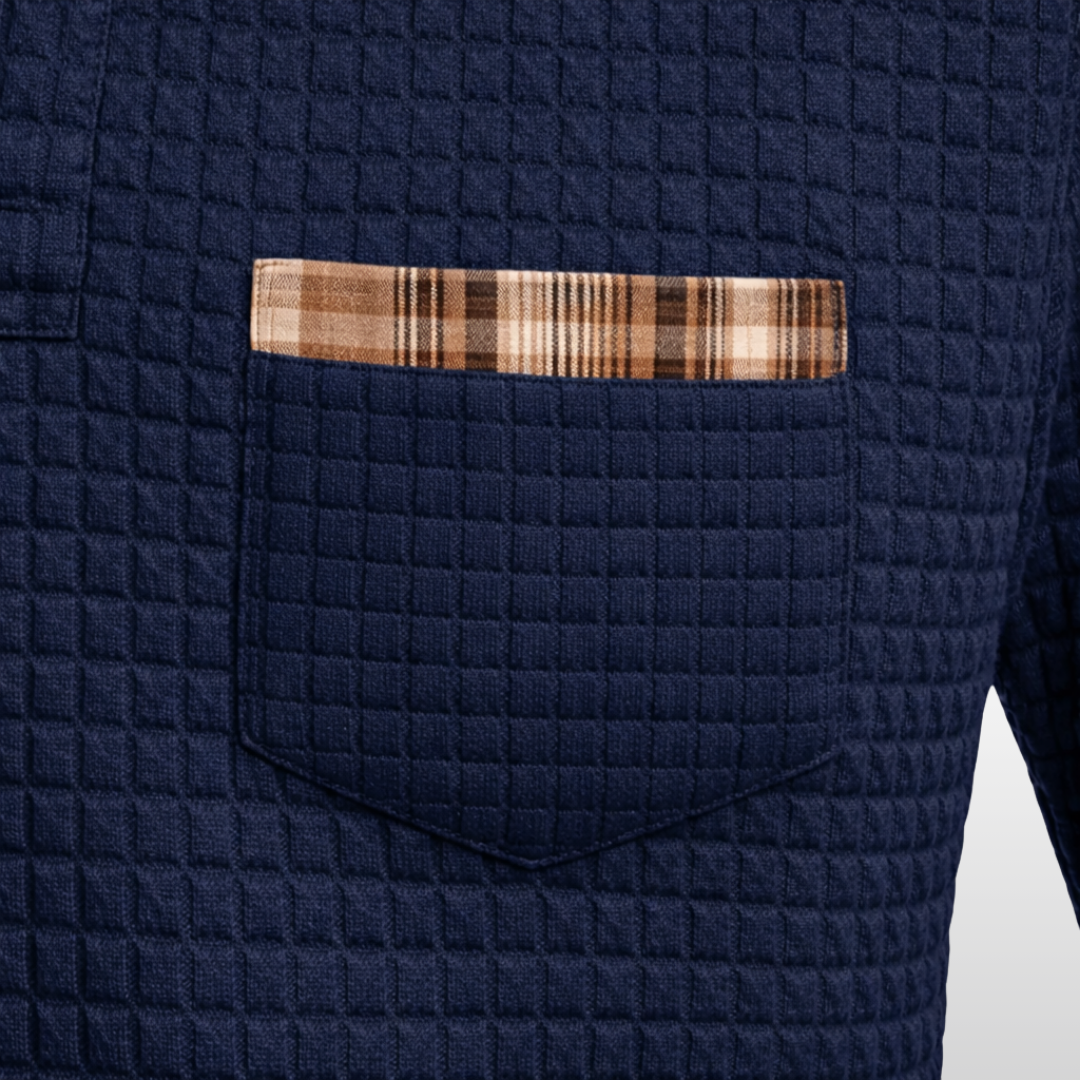 Leland Textured Polo Shirt