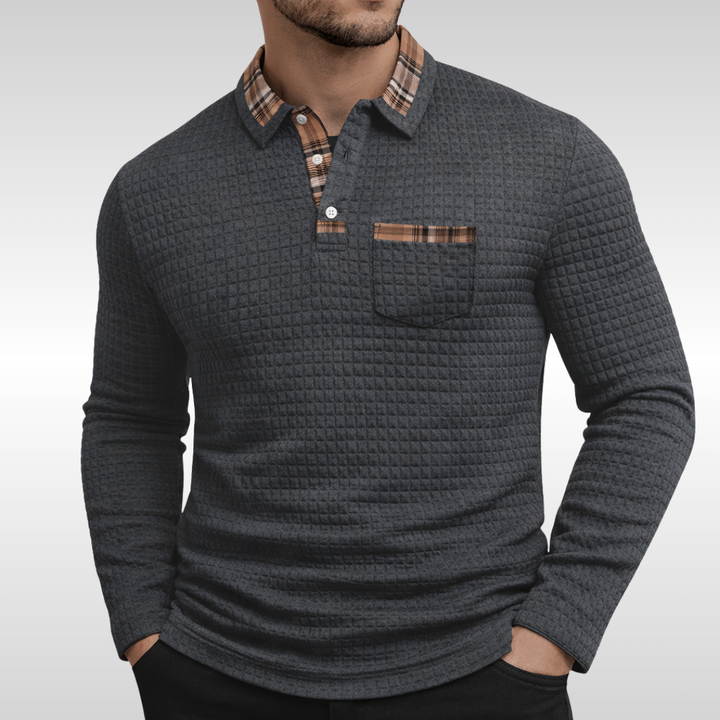 Leland Textured Polo Shirt