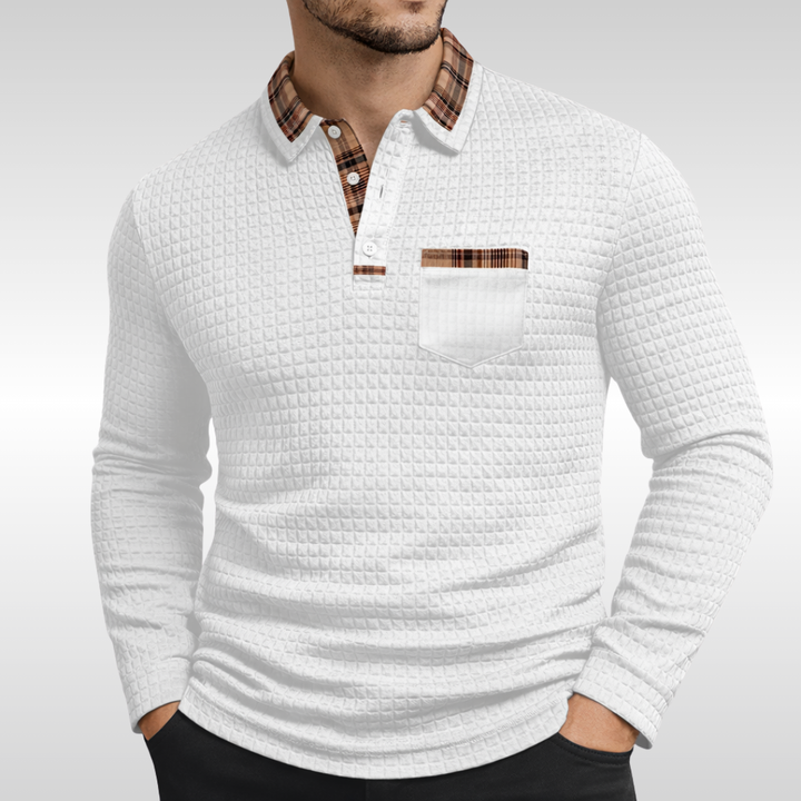 Leland Textured Polo Shirt