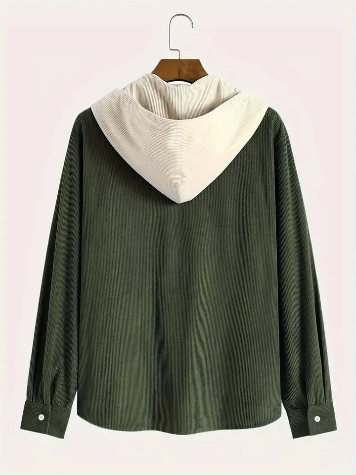 Xander Hooded Shirt Jacket