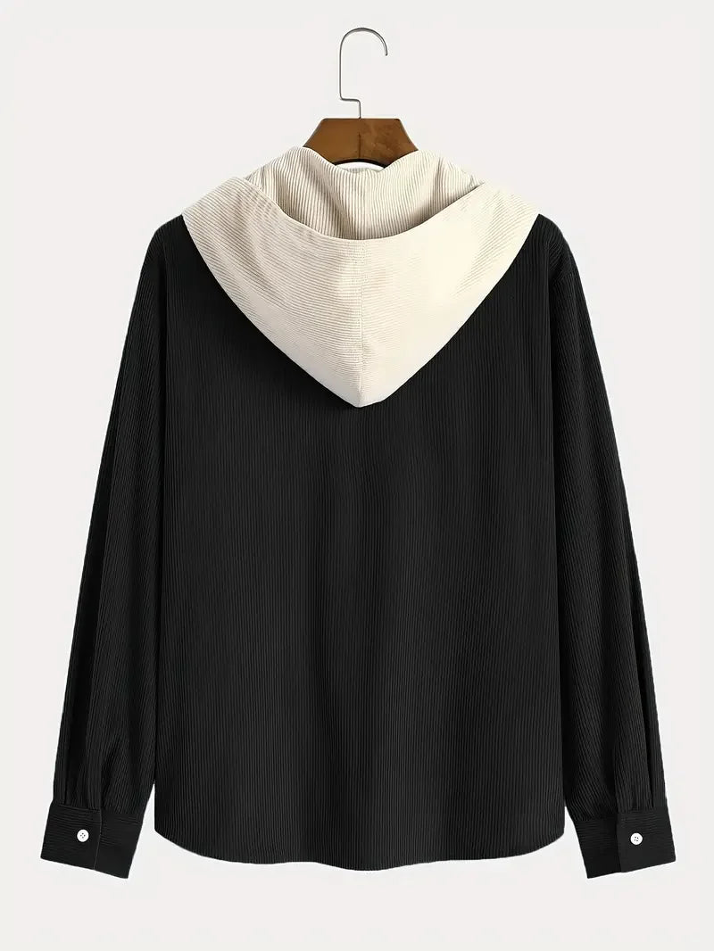 Xander Hooded Shirt Jacket