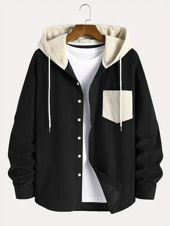 Xander Hooded Shirt Jacket