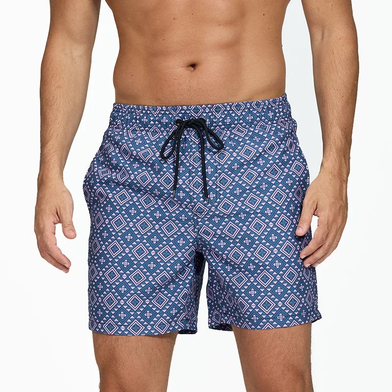 Coastal Lattice Swim Shorts