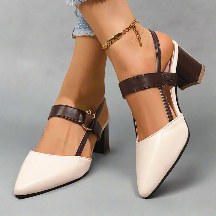 Claudia Block Heel Pumps