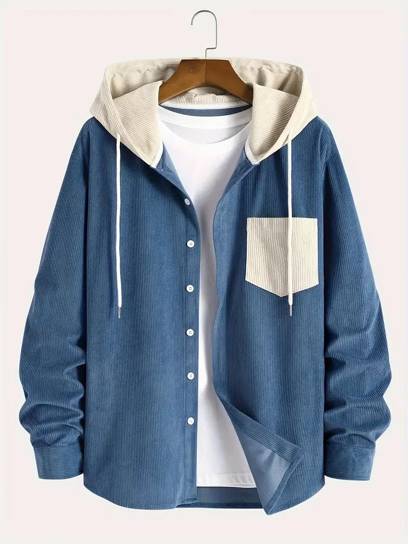 Xander Hooded Shirt Jacket