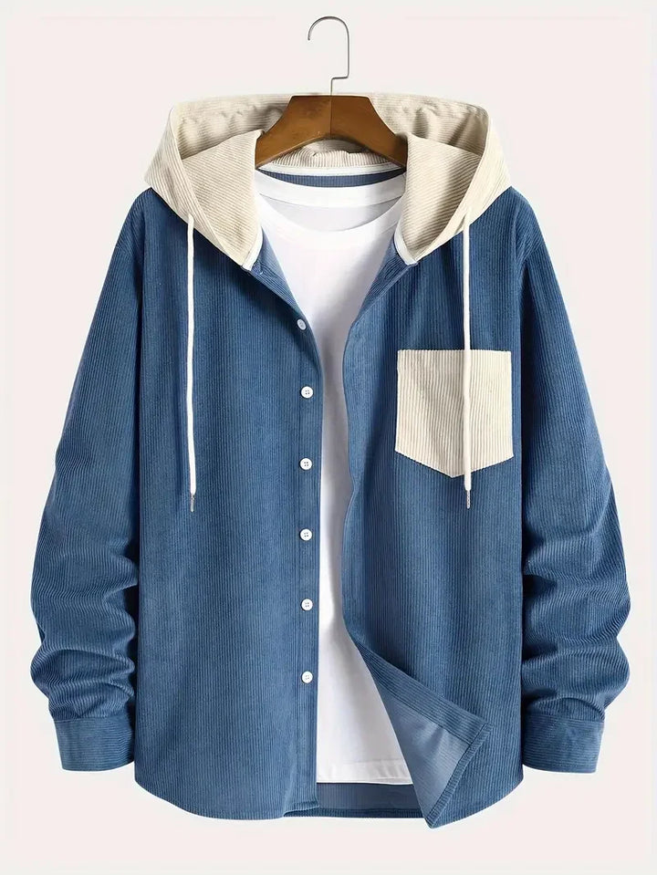 Xander Hooded Shirt Jacket