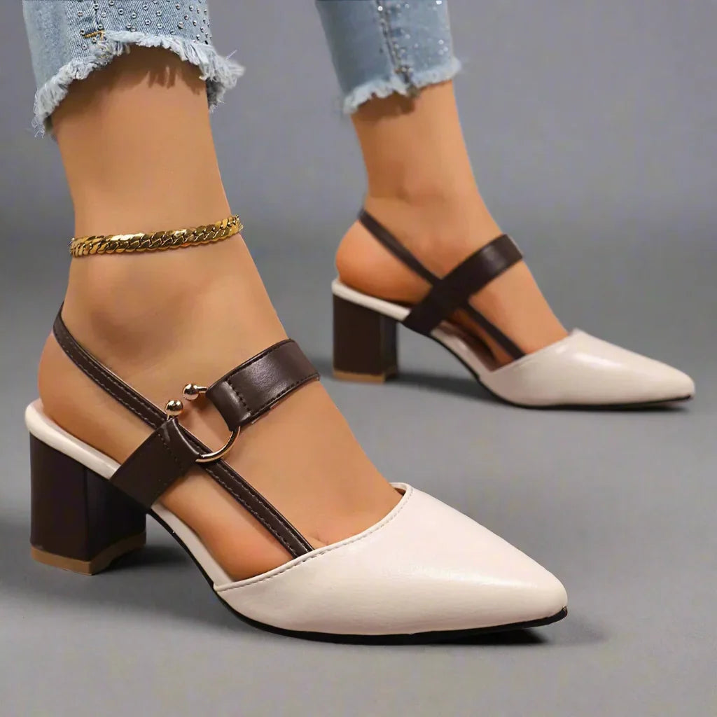 Claudia Block Heel Pumps